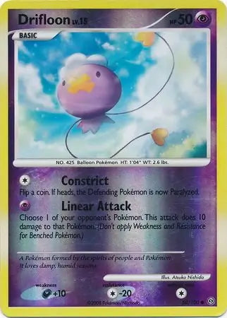 Stormfront Drifloon #58/100 reverse holo